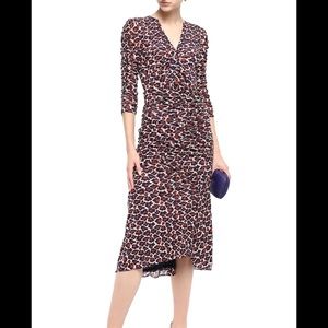 Dvf Briella Ruched Sheath Dress